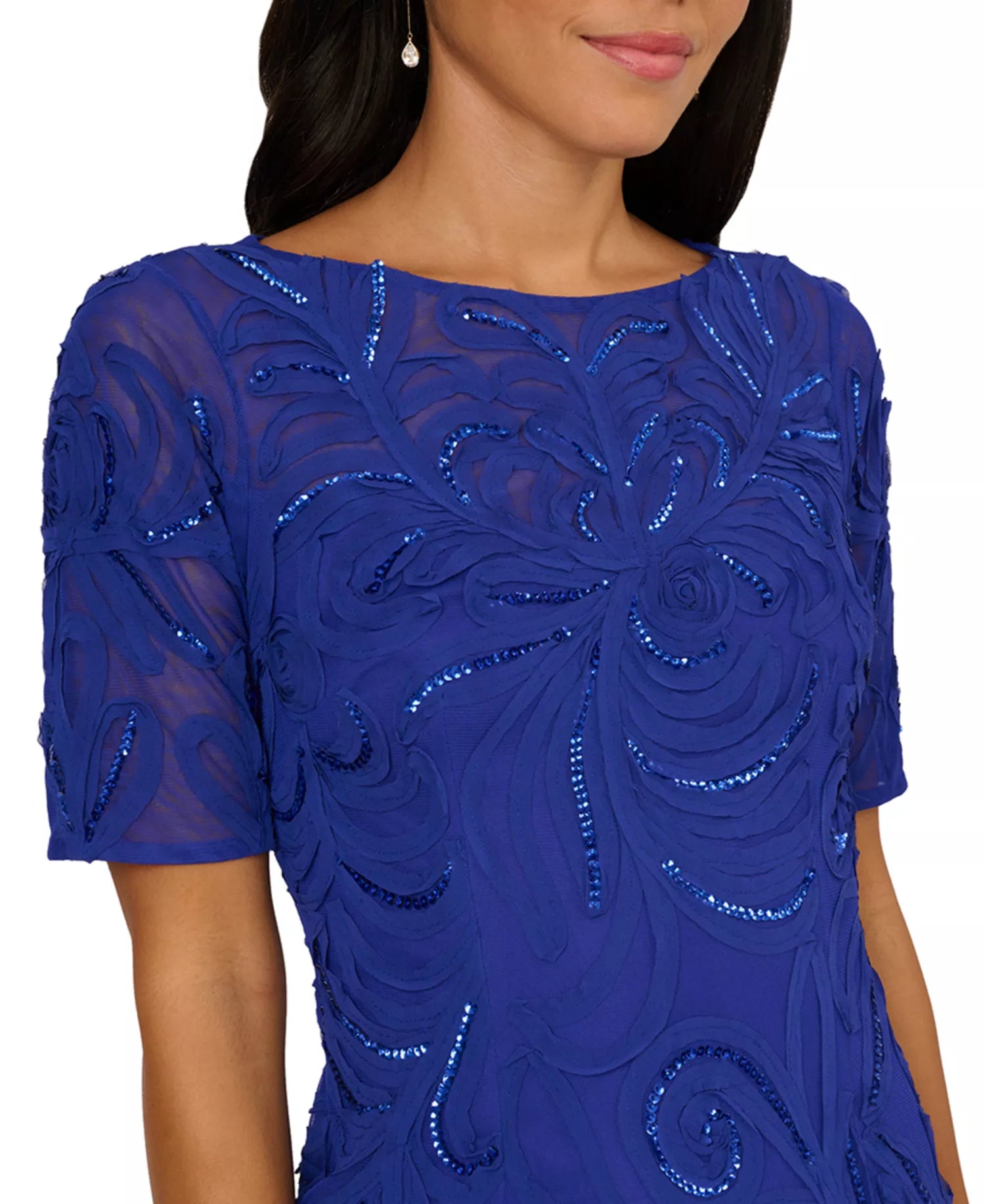 Soutache Column Dress Adrianna Papell AP1E212538