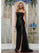 Prom Dresses Formal Ruched Long Fitted Prom Dress Black