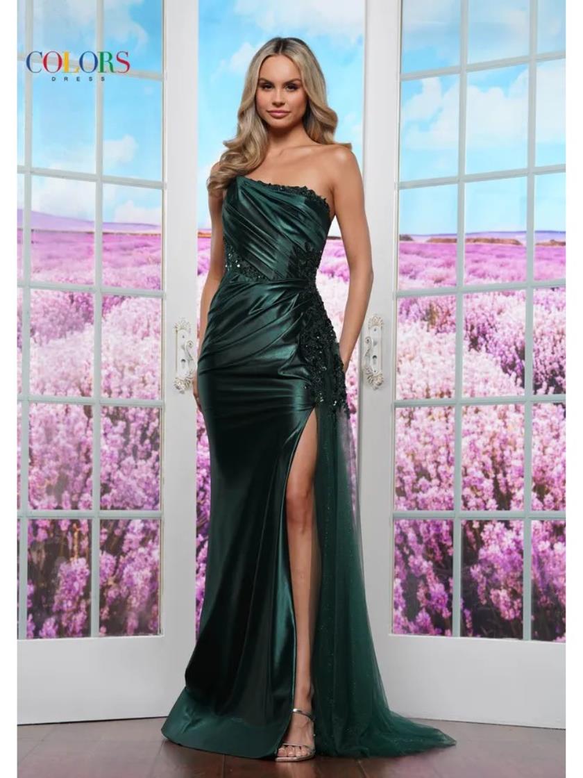 Colors 3423 Formal Long Fitted Prom Dress