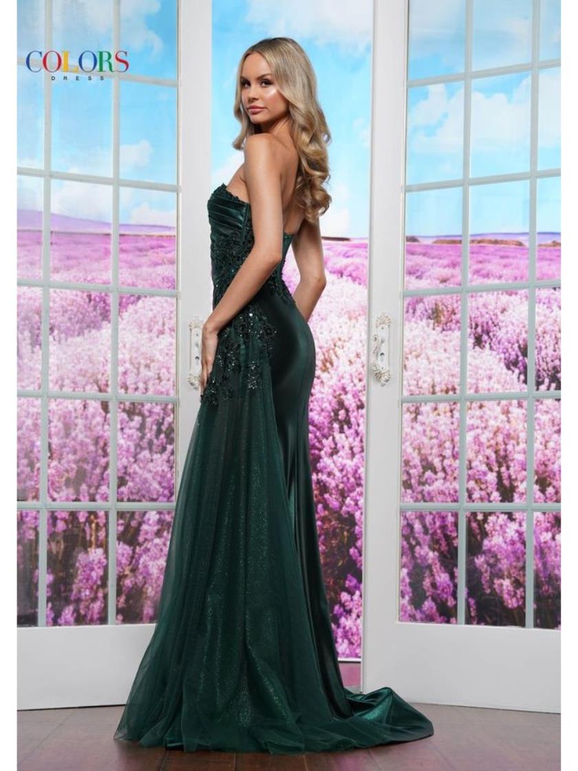 Colors 3423 Formal Long Fitted Prom Dress