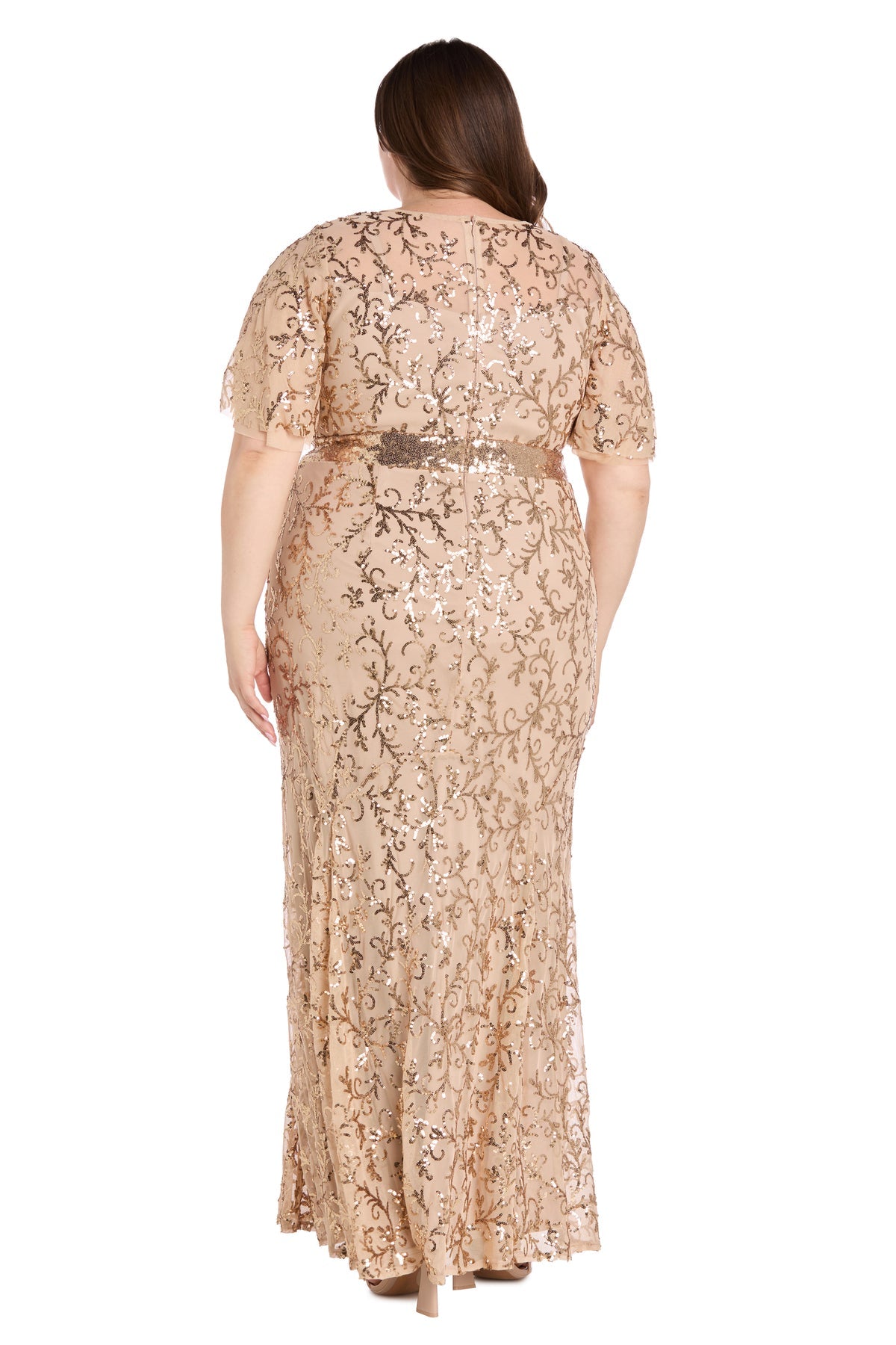 Long Plus Size Formal Dress Mother of the Bride R&M Richards 3425W – The  Dress Outlet