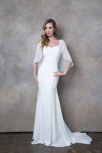 Bridal Long Chiffon Wedding Dress Sale