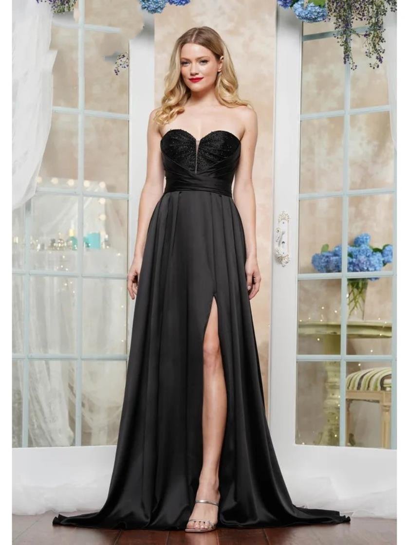 Prom Dresses Evening Long Fitted Formal Prom Dress Black
