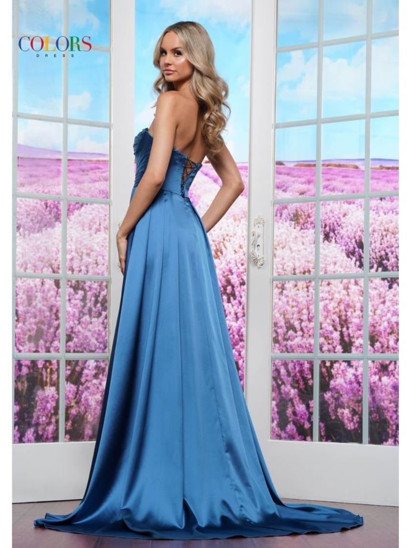 Colors 3433 Evening Long A Line Formal Prom Dress