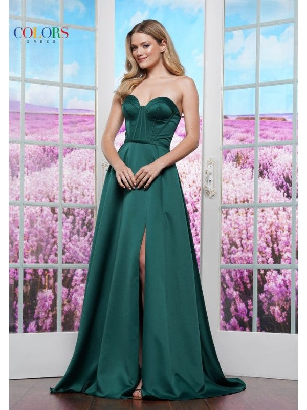 Colors 3434 Formal Evening Long A Line Prom Dress