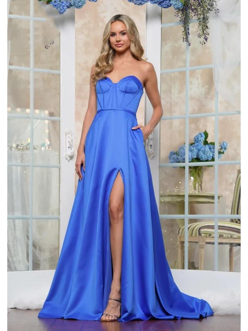 Prom Dresses Formal Evening Long Fitted Prom Dress Royal