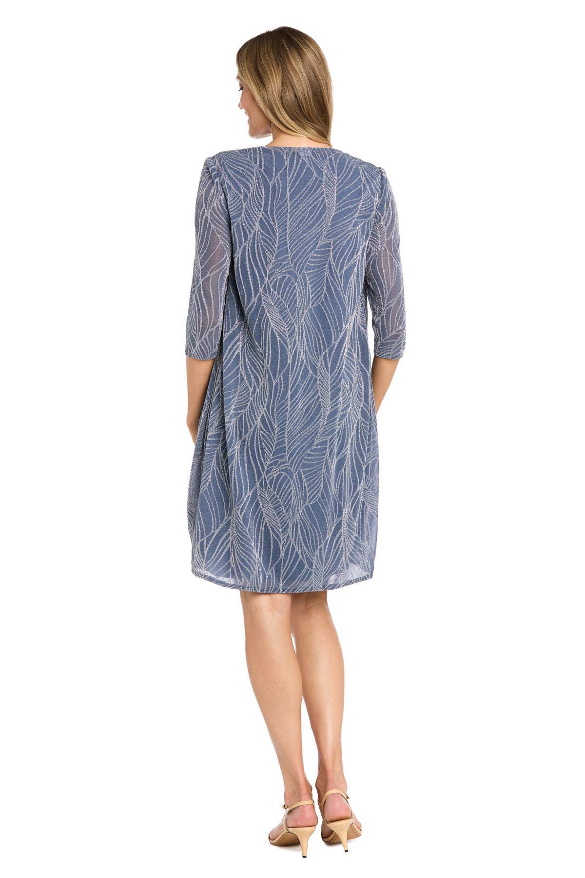 R&M Richards 3437P Short Two Piece Petite Cocktail Jacket Dress