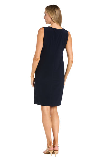 R&M Richards 3438P Short Petite Printed Jacket Dress