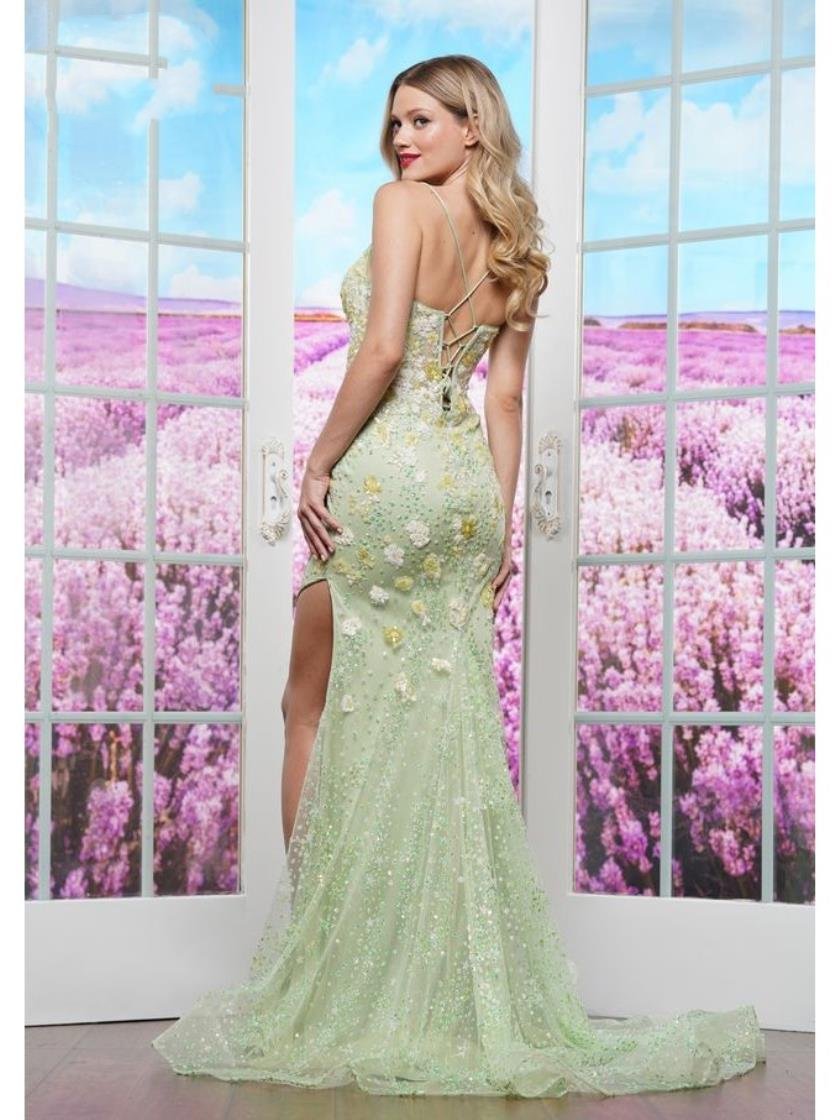 Prom Dresses Fitted formal Evening Long Prom Dress Green