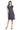 Cocktail Dresses Short Ruffle Polka Dot Cocktail Dress Navy/White