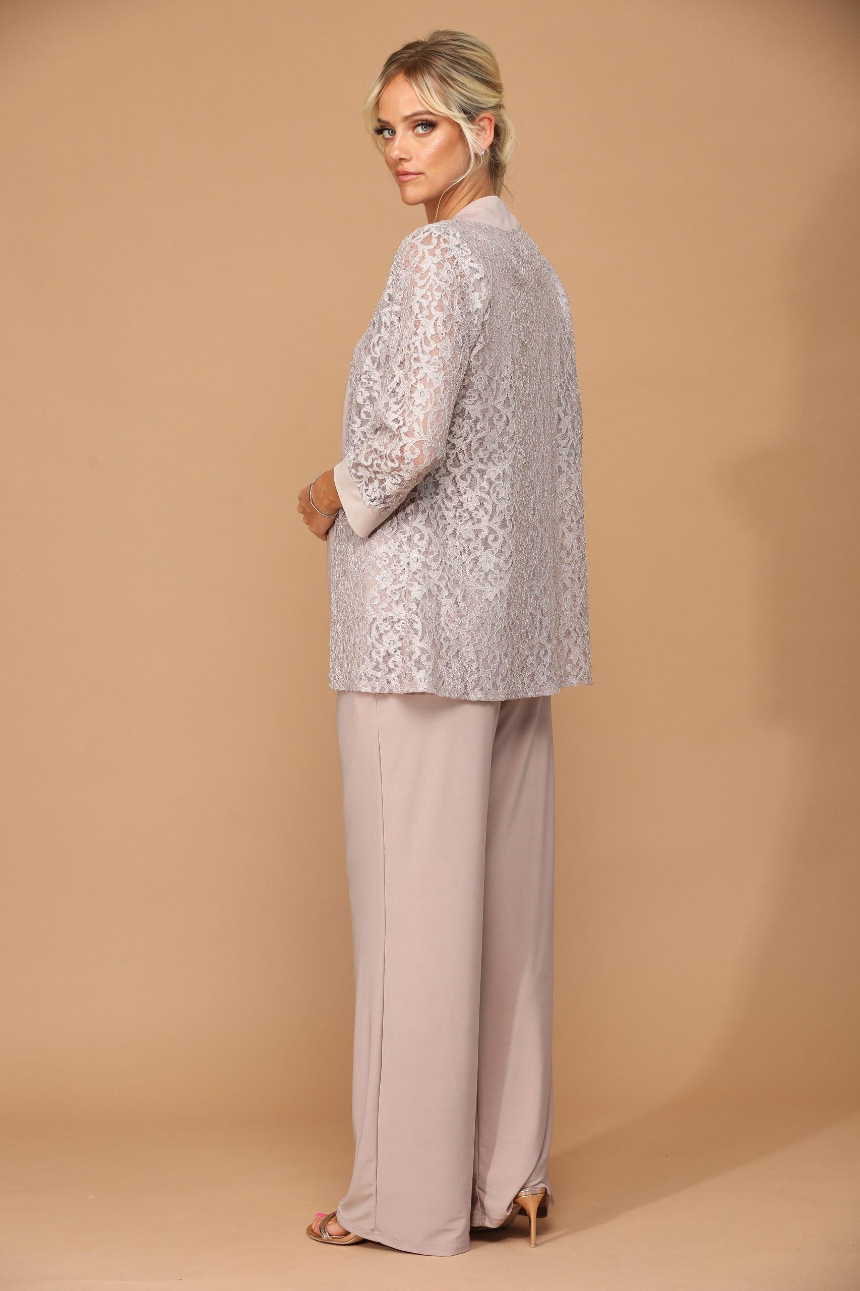 Formal Pant Suit Cocoa