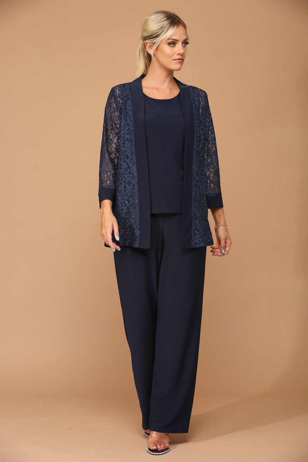 Long Formal Mother of the Bride Jacket Pant Suit for $84.99 – The Dress ...