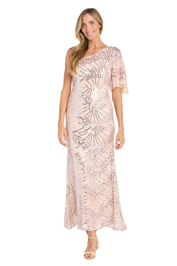 Long Sequin Dress Formal Evening R&M Richards 3456