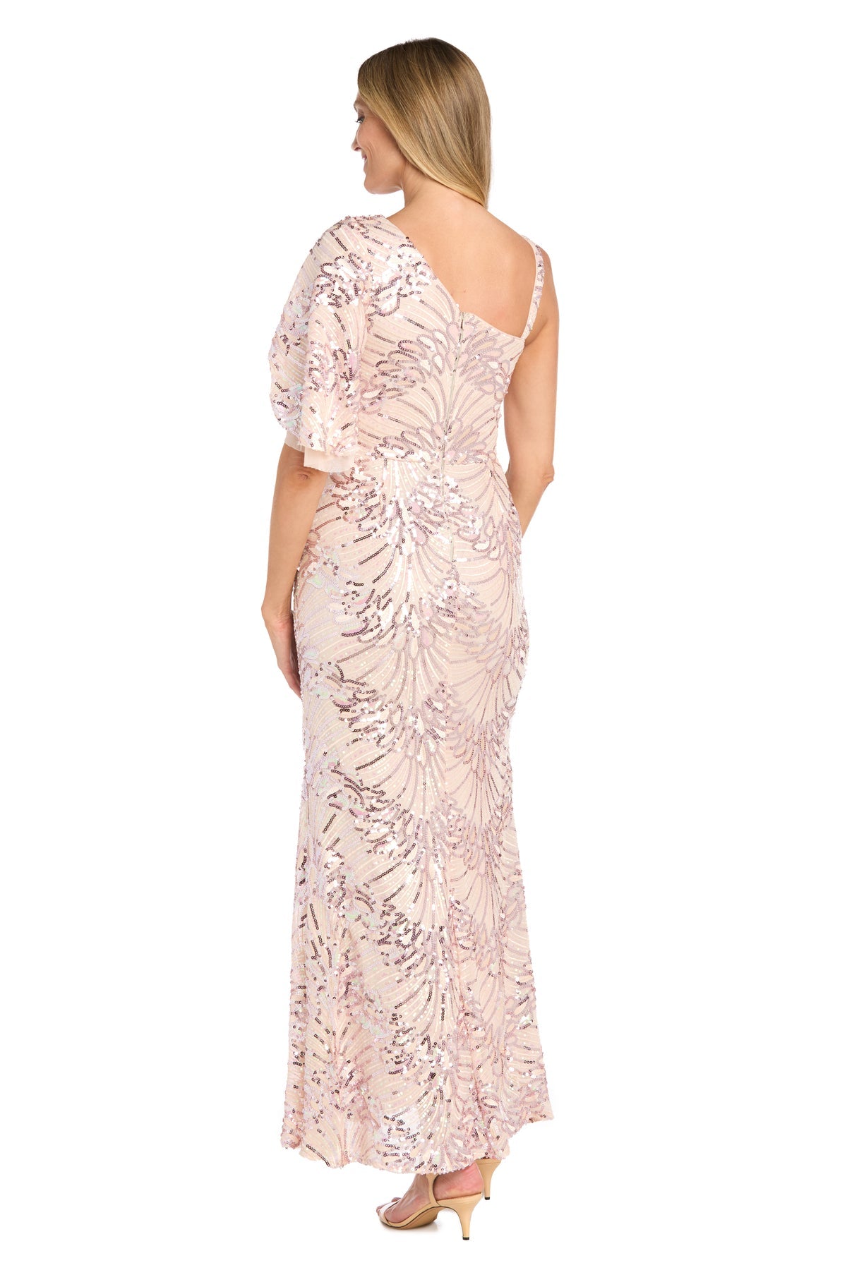 R&M Richards 3456 Long Sequin Formal Evening Dress