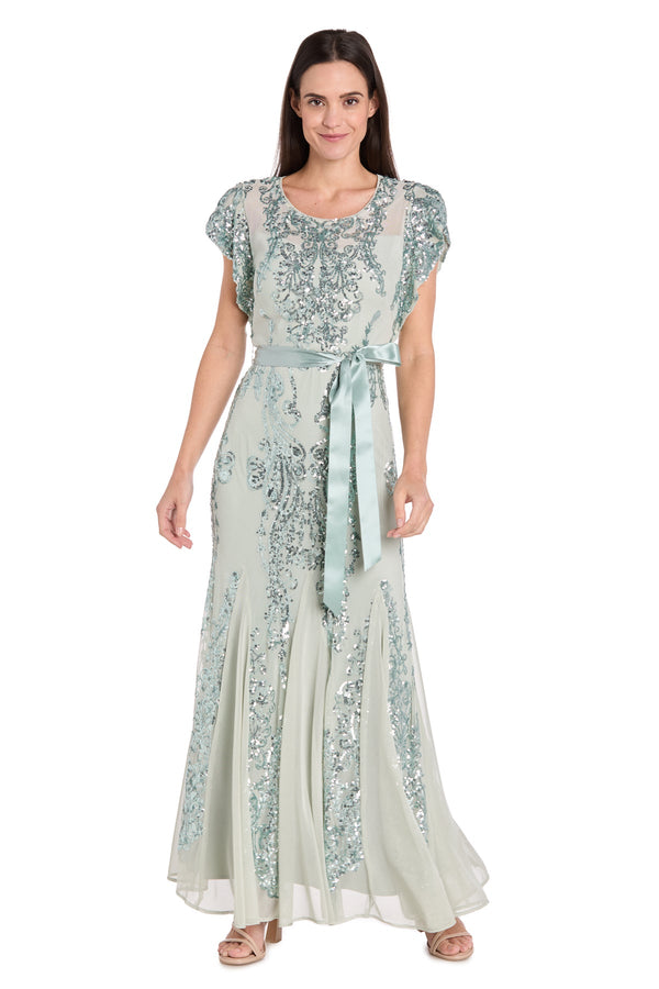 Formal Long Dress Mother of the Bride Petite R&M Richards 3465P