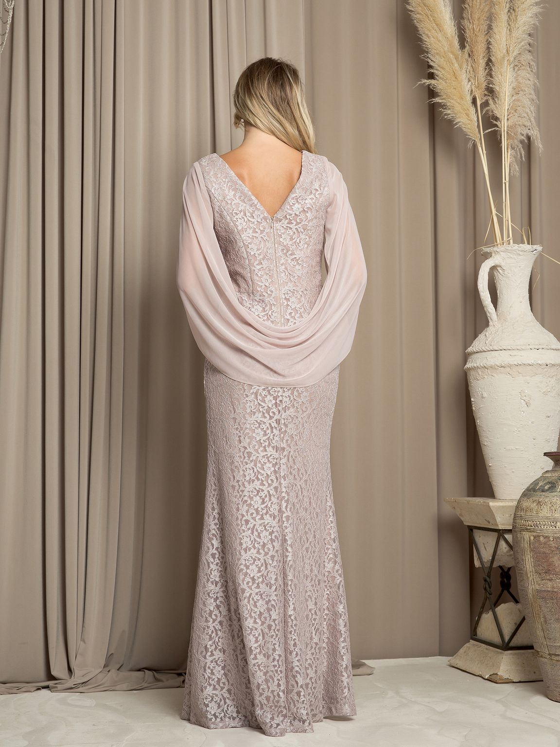 Mother of the Bride Dresses Formal Long Lace Mother of the Bride Dress Cocoa