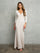 Mother of the Bride Dresses Glitter Long Mother of the Bride Dress Platinum
