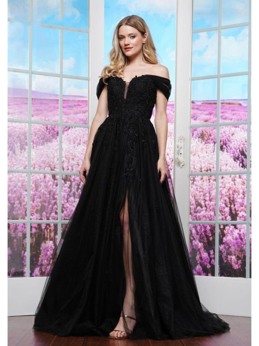 Prom Dresses Ball Gown Long Formal Prom Dress Black