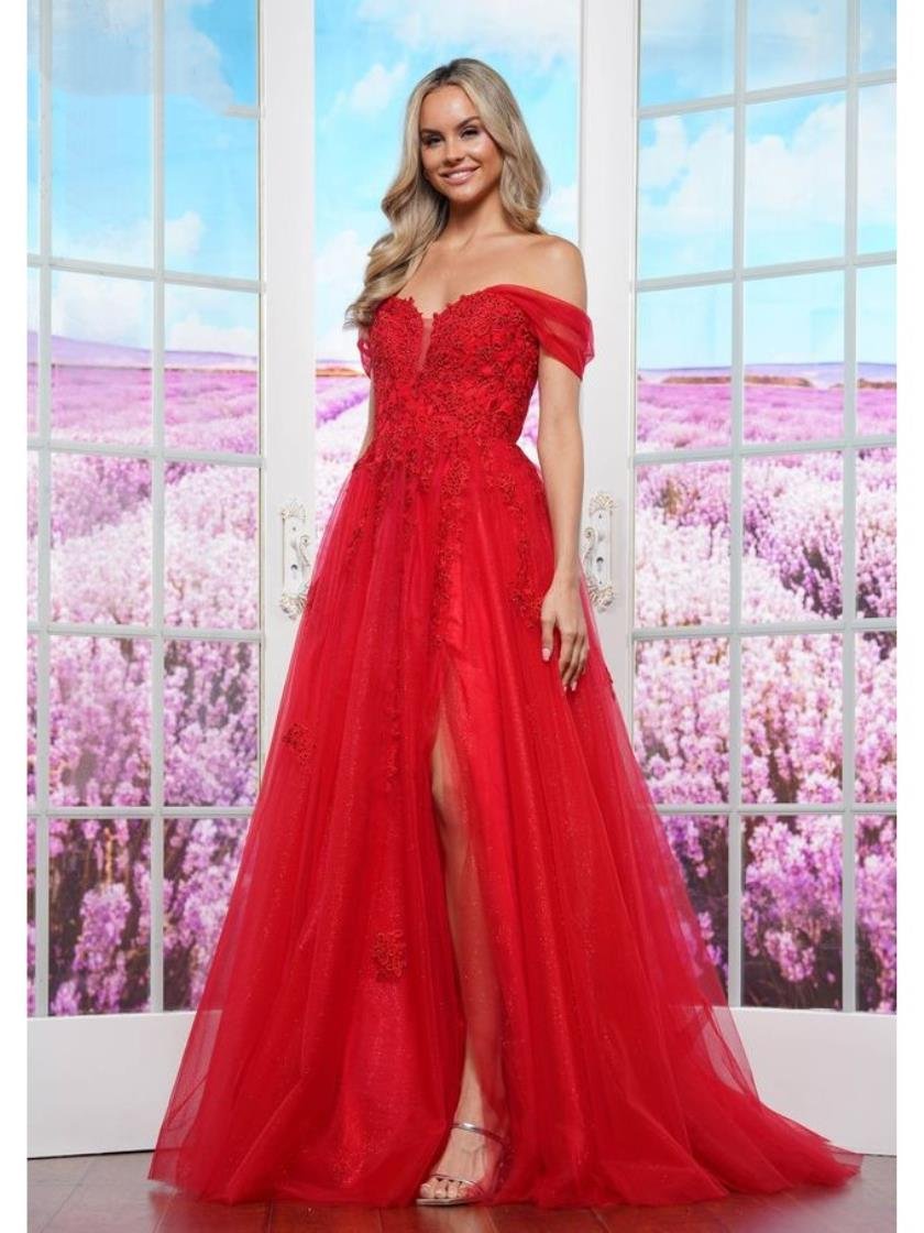 Prom Dresses Ball Gown Long Formal Prom Dress Red
