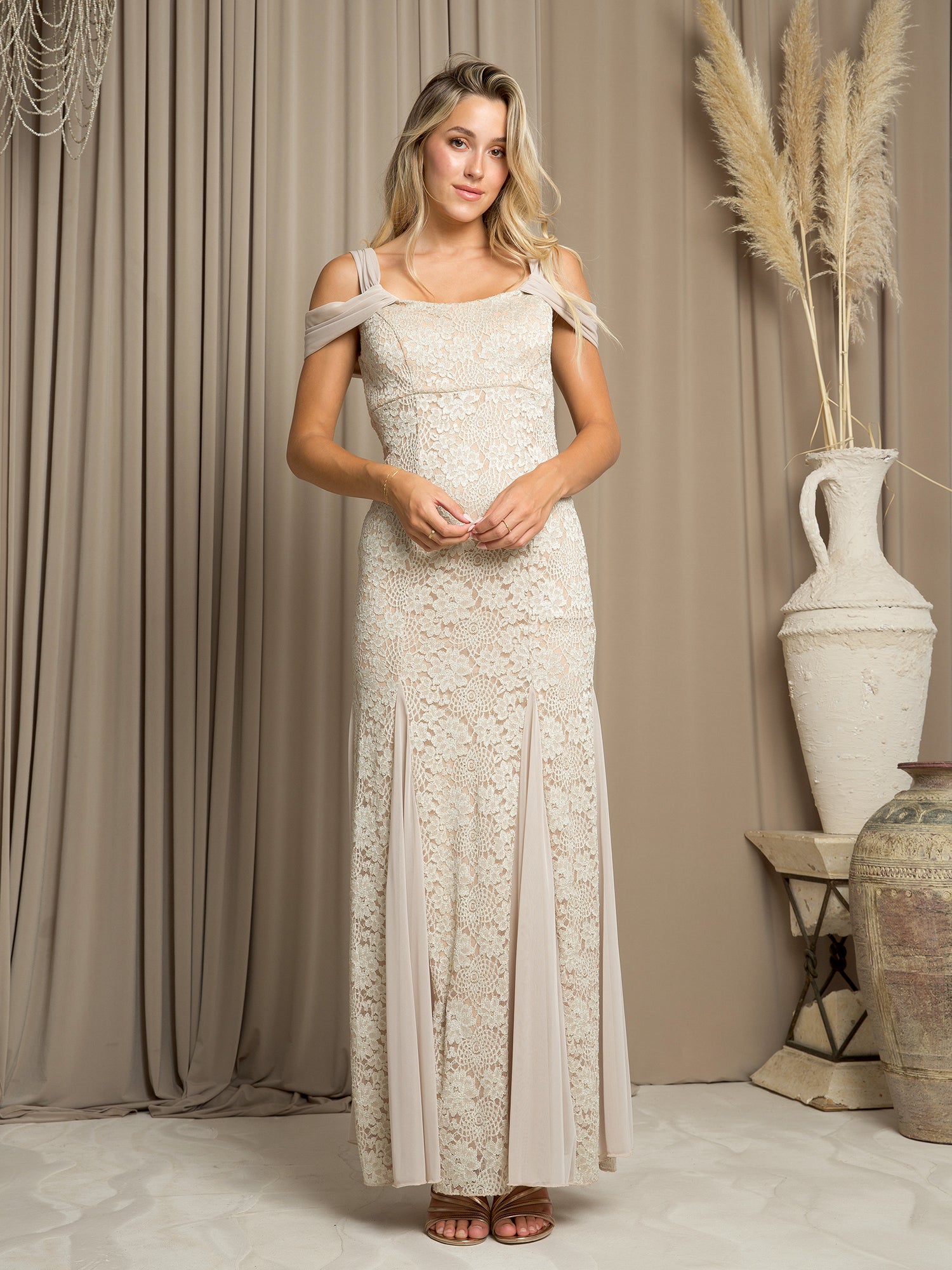 Eva Fashion 3475 Long Formal Glitter Evening Dress