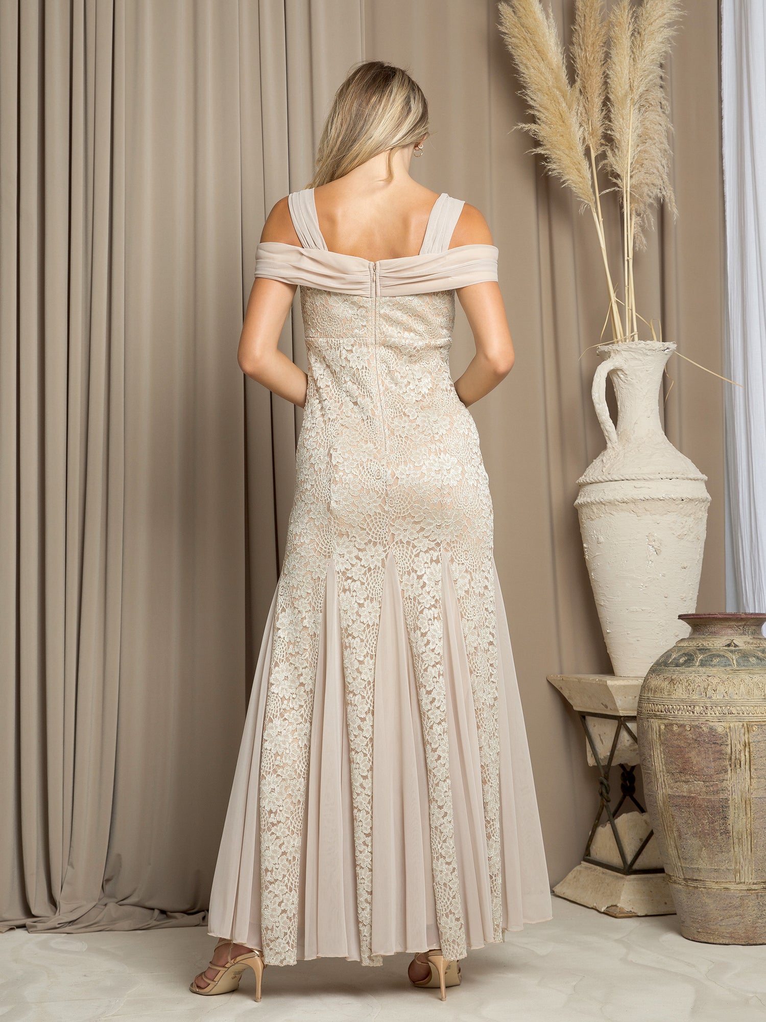 Eva Fashion 3475 Long Formal Glitter Evening Dress