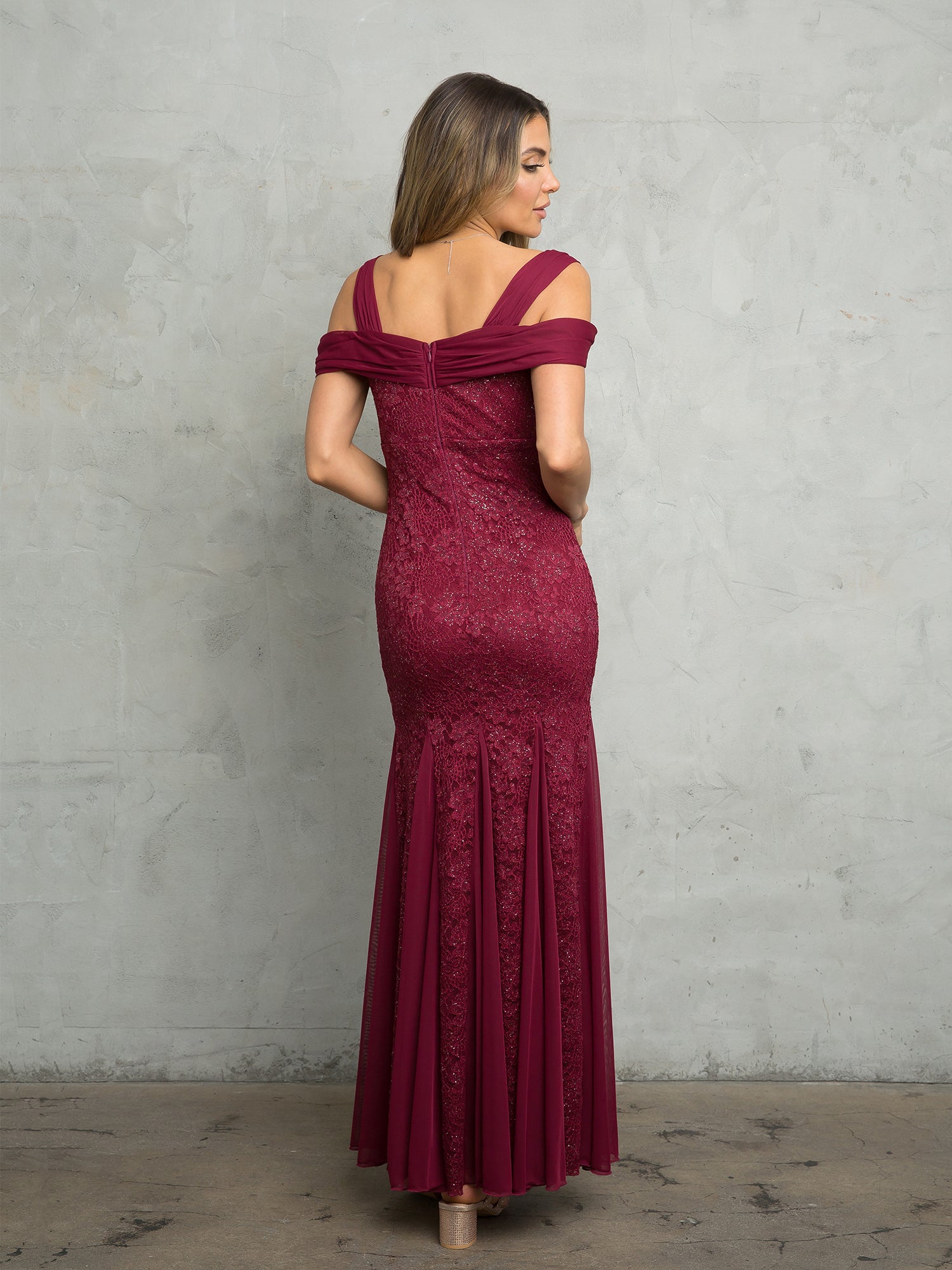 Eva Fashion 3475 Long Formal Glitter Evening Dress