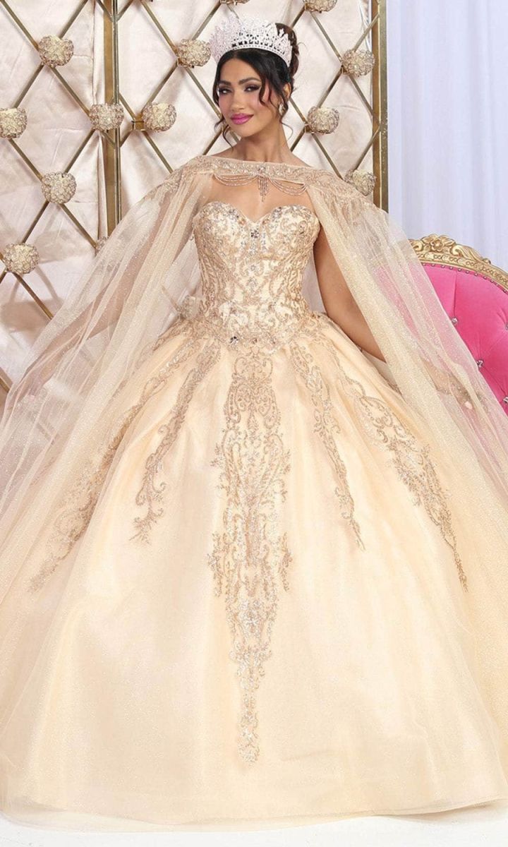 Sweetheart Floor-Length Tulle Quinceañera Ball Gown May Queen LK230