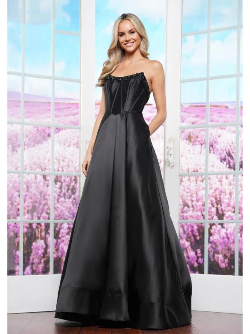 Prom Dresses Formal Ball Gown Long Evening Prom Dress Black