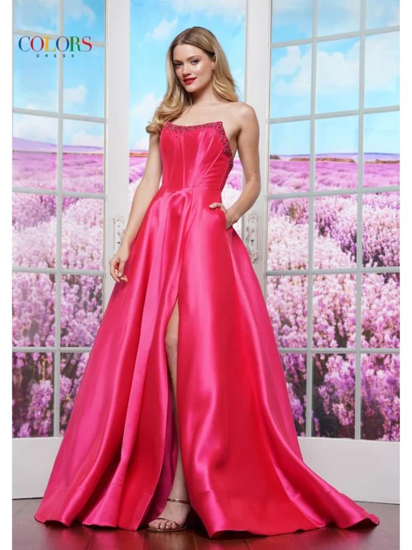 Colors 3478 Formal Ball Gown Long Evening Prom Dress