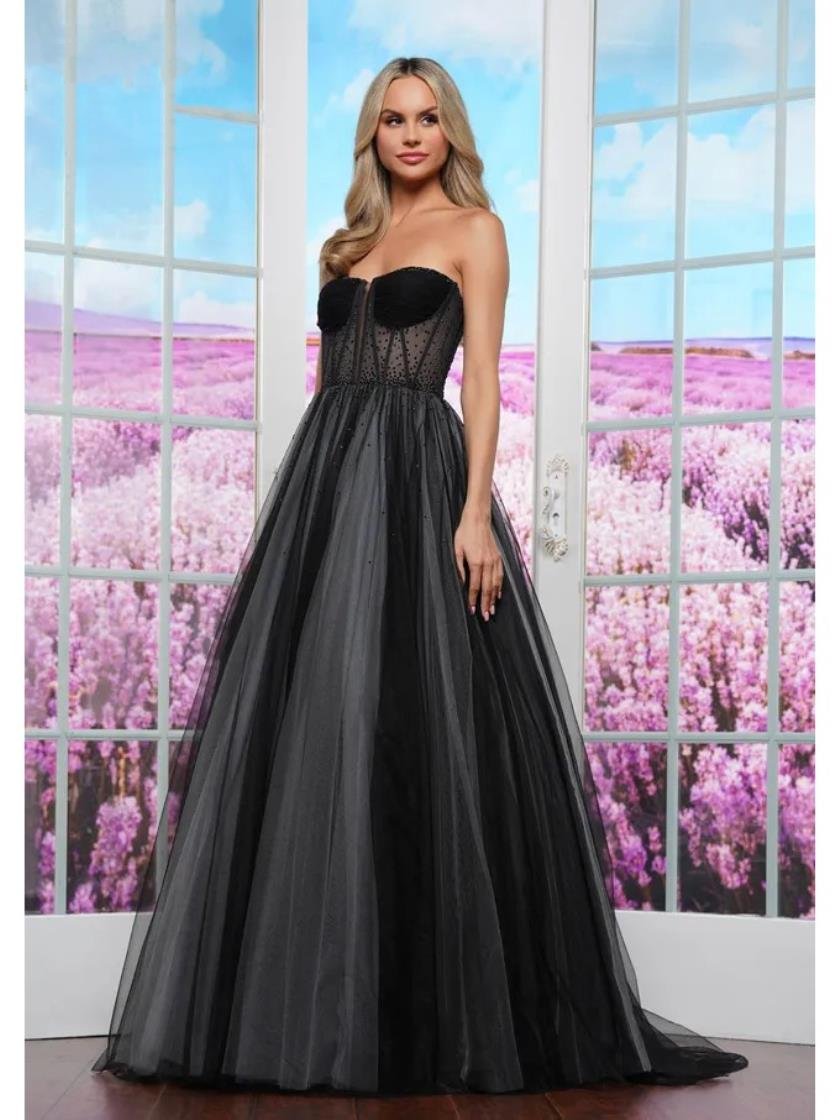 Prom Dresses Long Fitted Formal Prom Dress Black