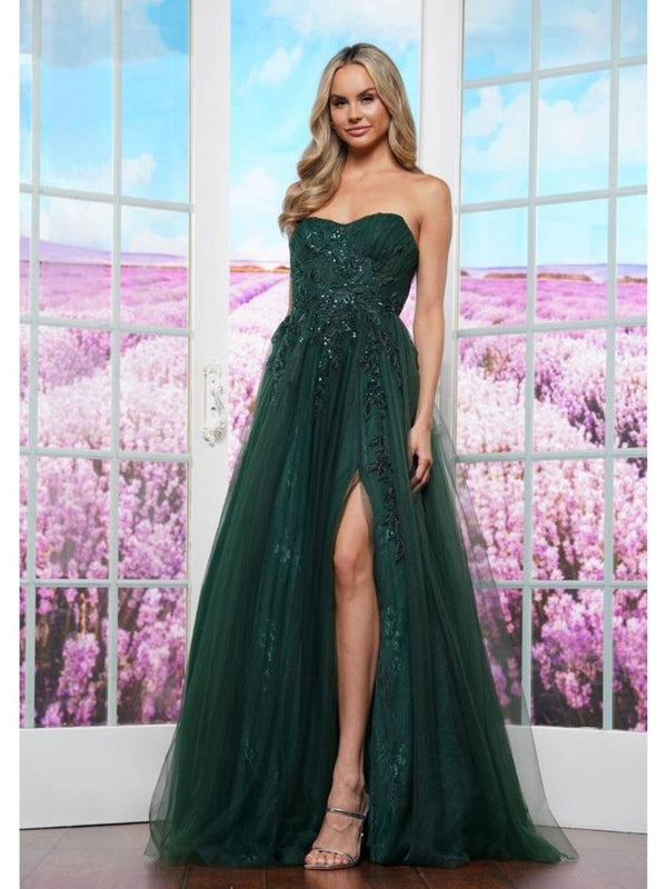 Colors 3484 Long Ball Gown Formal Prom Dress