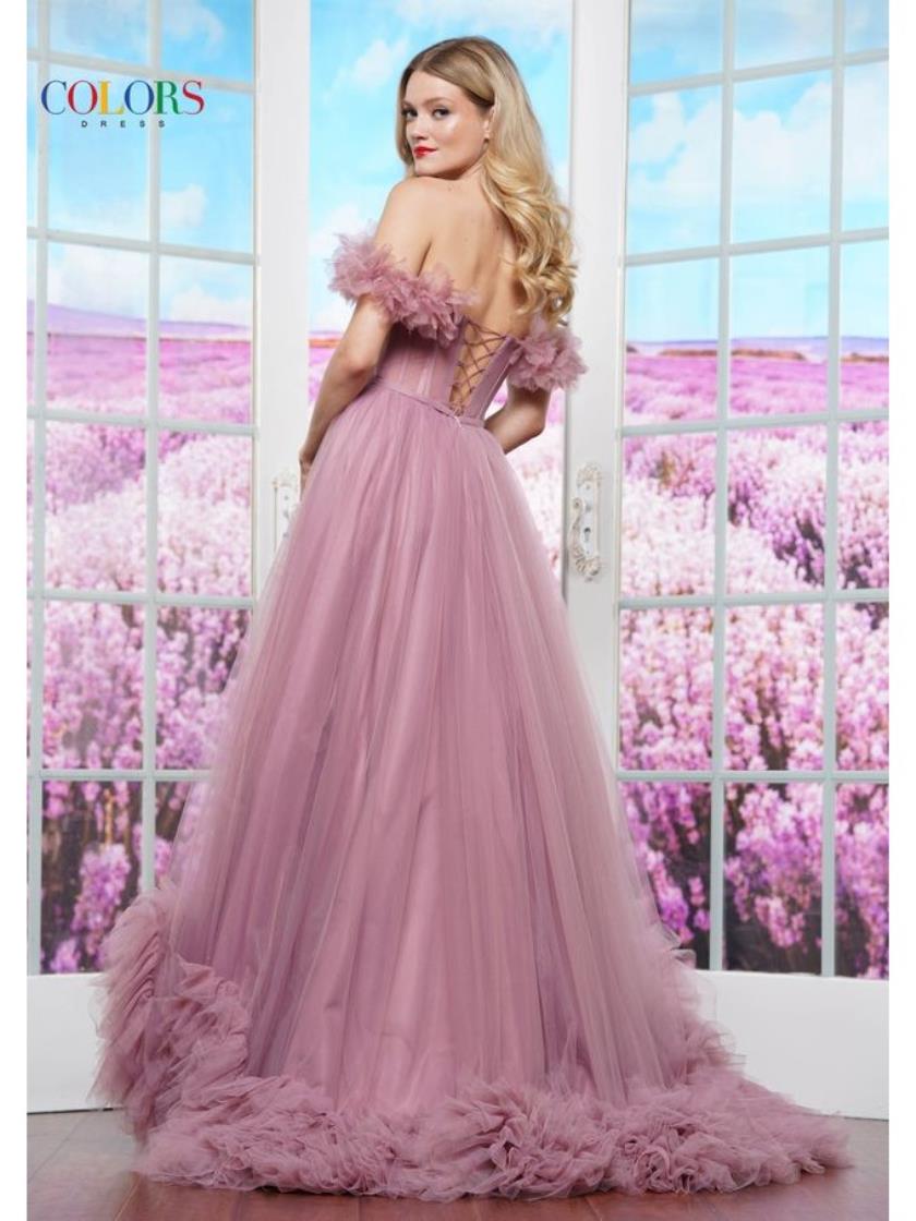 Colors 3485 Formal Long Ball Gown Prom Dress