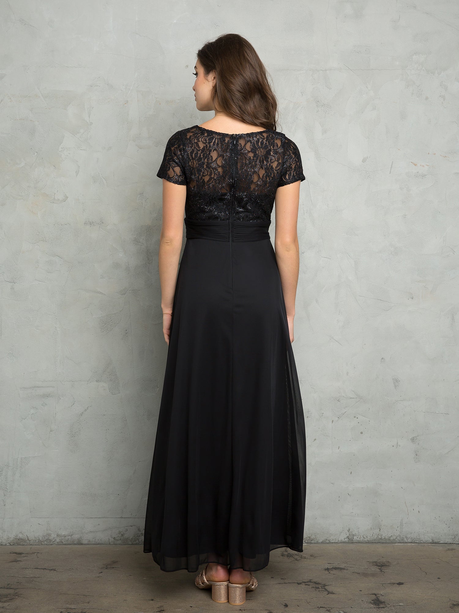 Eva Fashion 3486 Long A Line Formal Mother of the Bride Dress