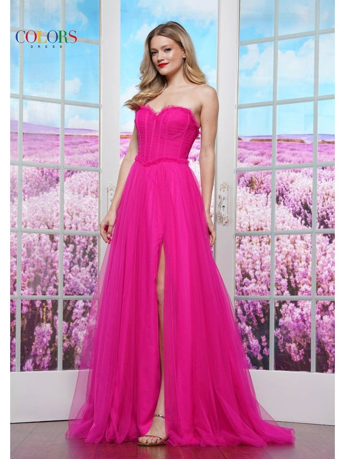 Colors 3486 Formal Ball Gown Long Prom Dress