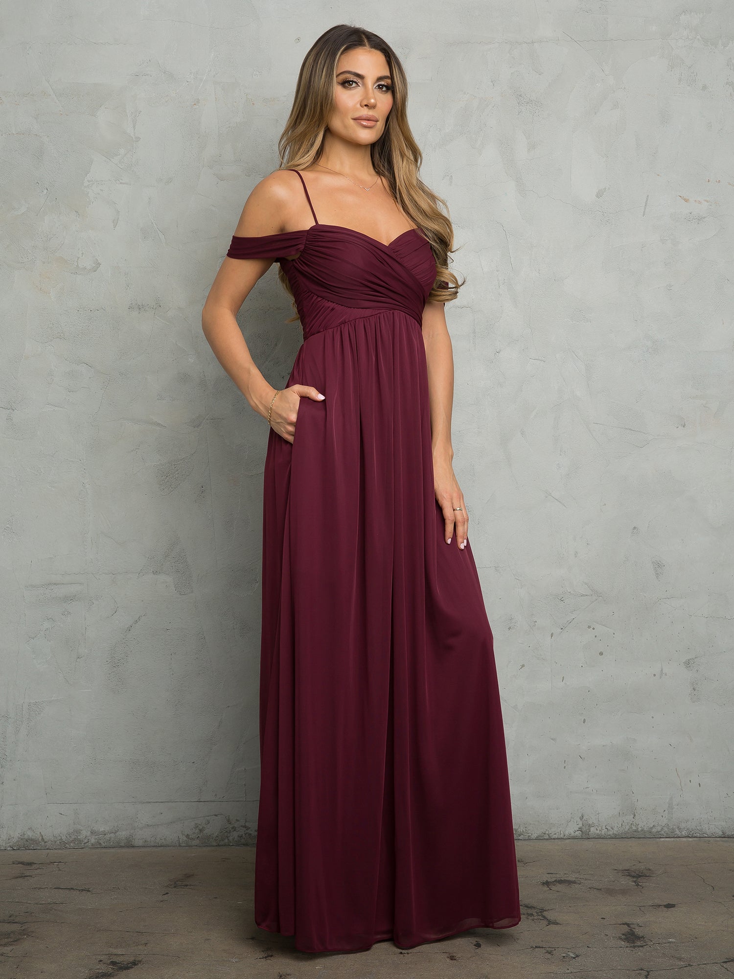 Eva Fashion 3494 Long A Line Formal Prom Dress