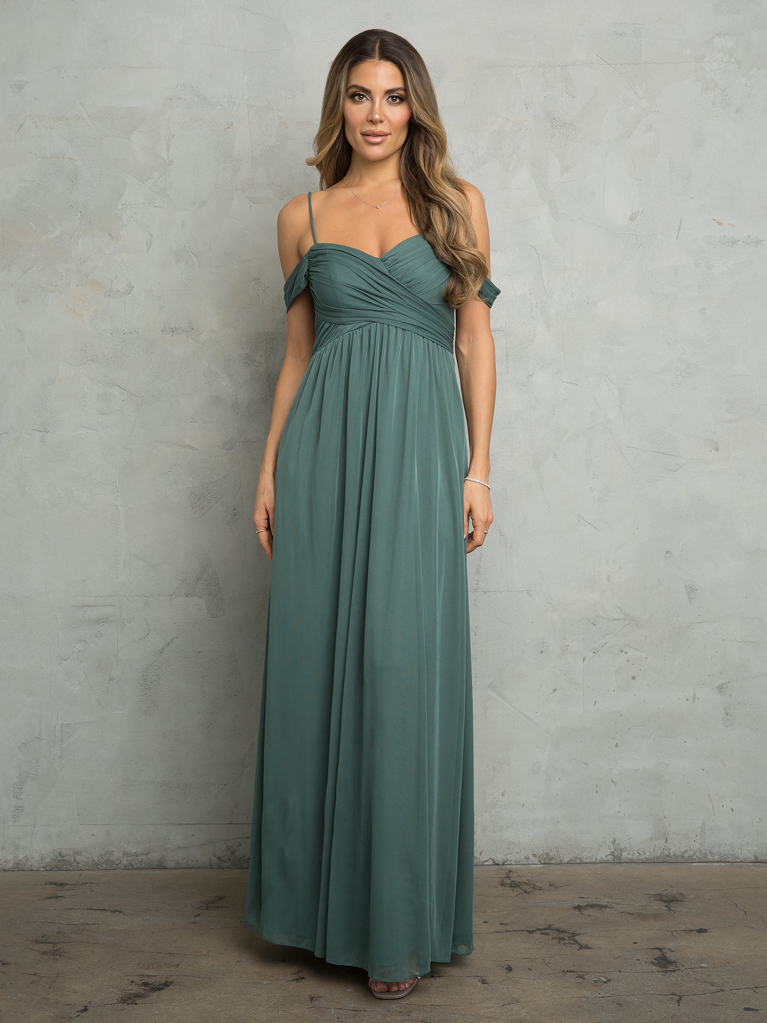 Eva Fashion 3494 Long A Line Formal Prom Dress