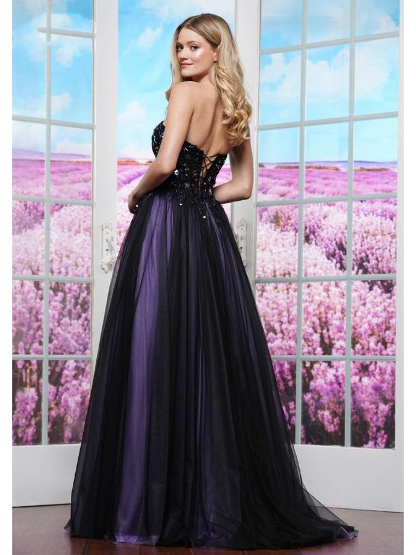 Colors 3495 Beaded Ball Gown Long Formal Prom Dress