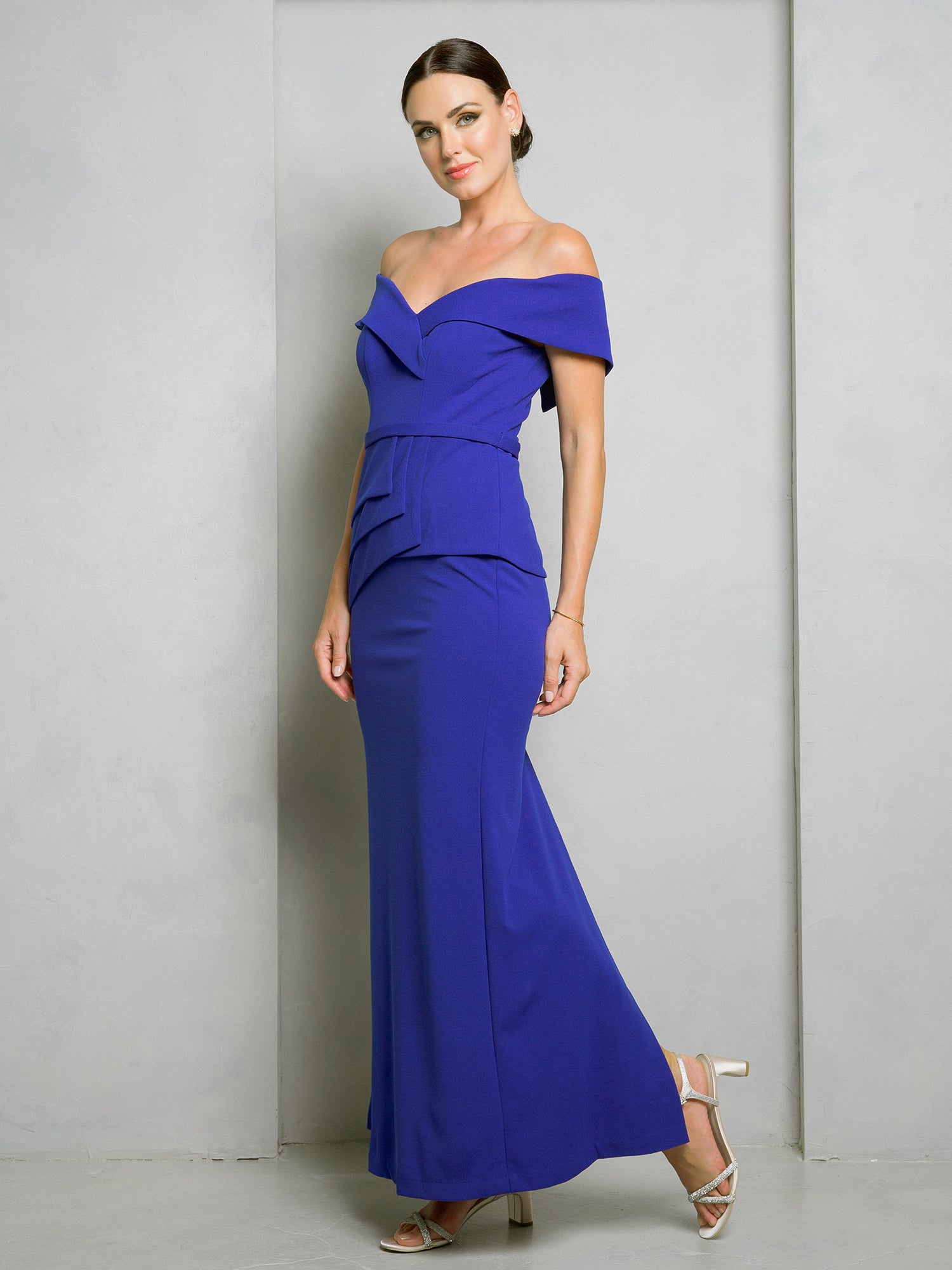 Eva Fashion 3500 Long Formal Fitted Evening Dress - Hunter Green / M Eva Fashion 3500 Long Formal Fitted Evening Dress - Hunter Green / M