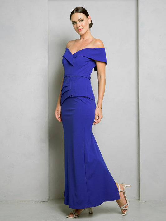 Formal Dresses Long Formal Fitted Evening Dress Royal