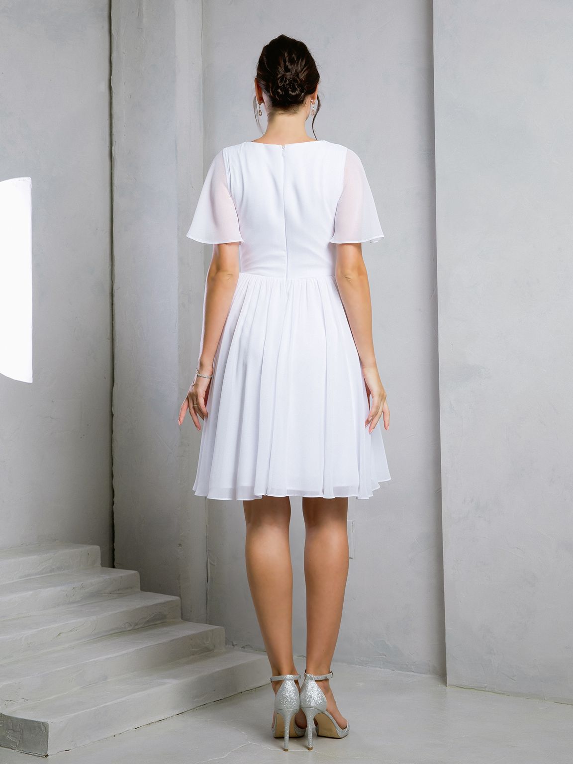 Eva Fashion 3508 Knee Length A Line Cocktail Dress