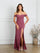 Prom Dresses Fitted Long Formal Slit Prom Dress Desert Rose