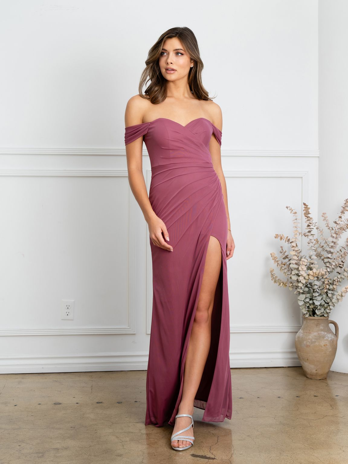 Eva Fashion 3510 Fitted Long Formal Slit Prom Dress