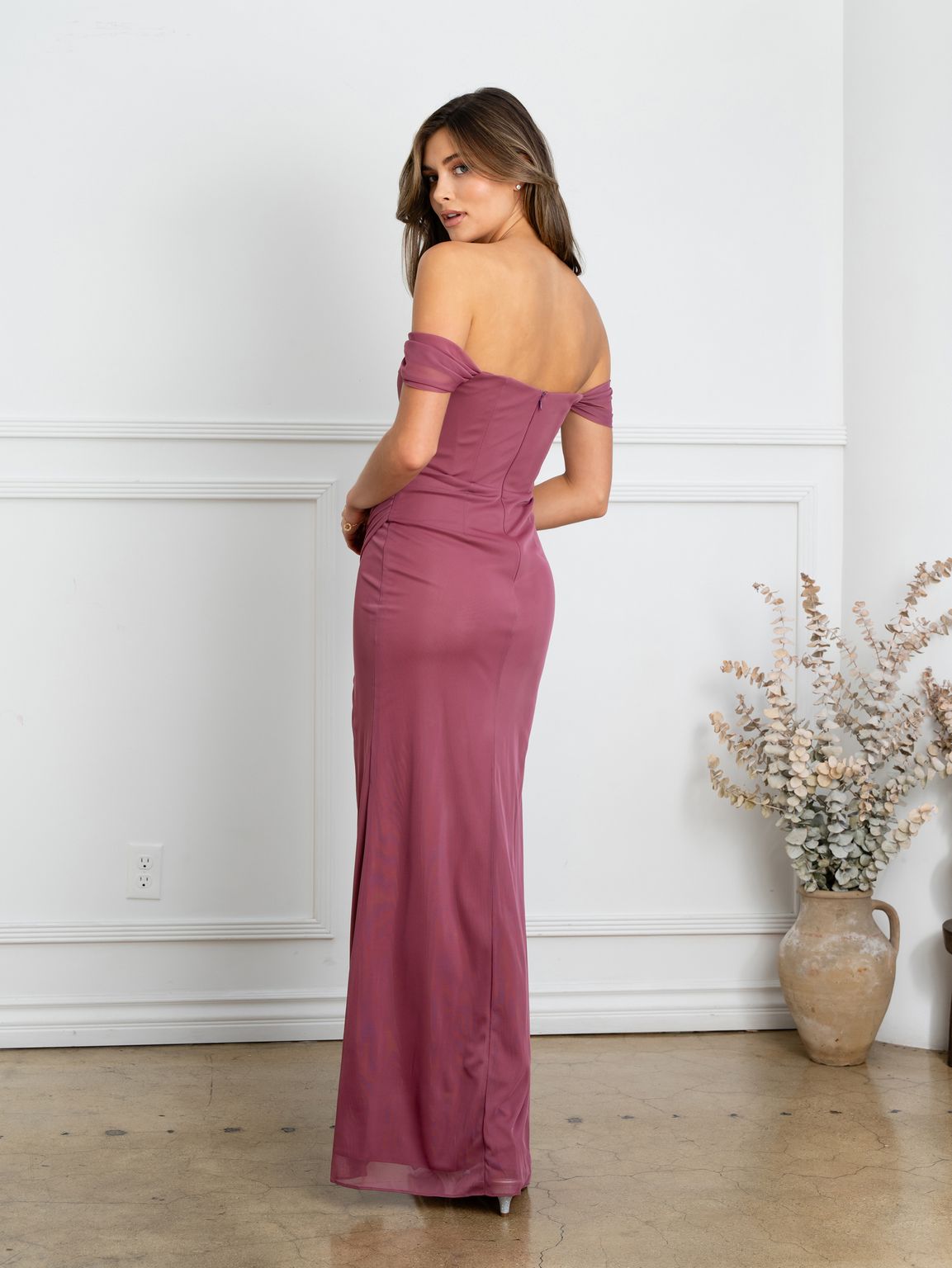 Eva Fashion 3510 Fitted Long Formal Slit Prom Dress