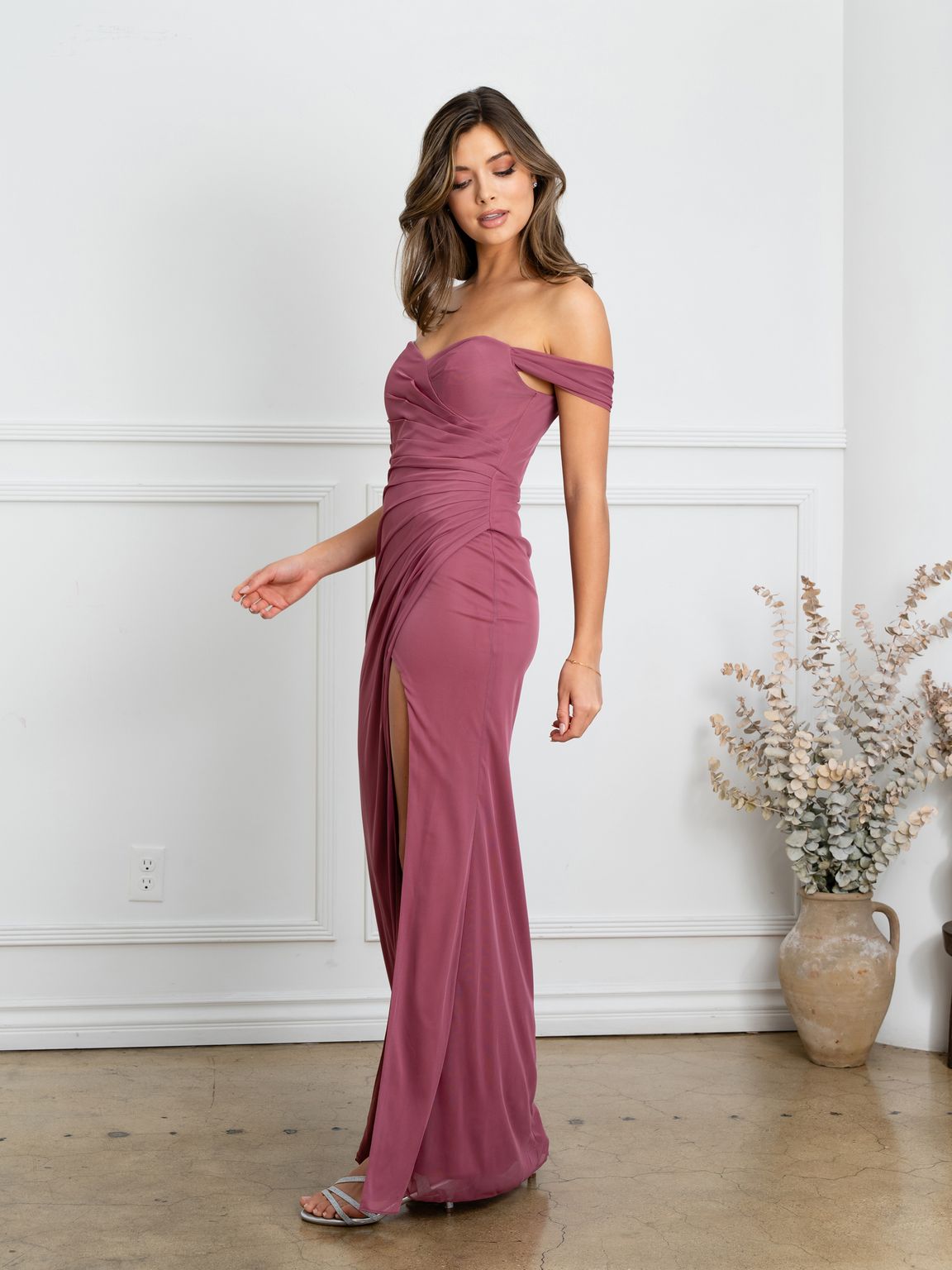 Eva Fashion 3510 Fitted Long Formal Slit Prom Dress