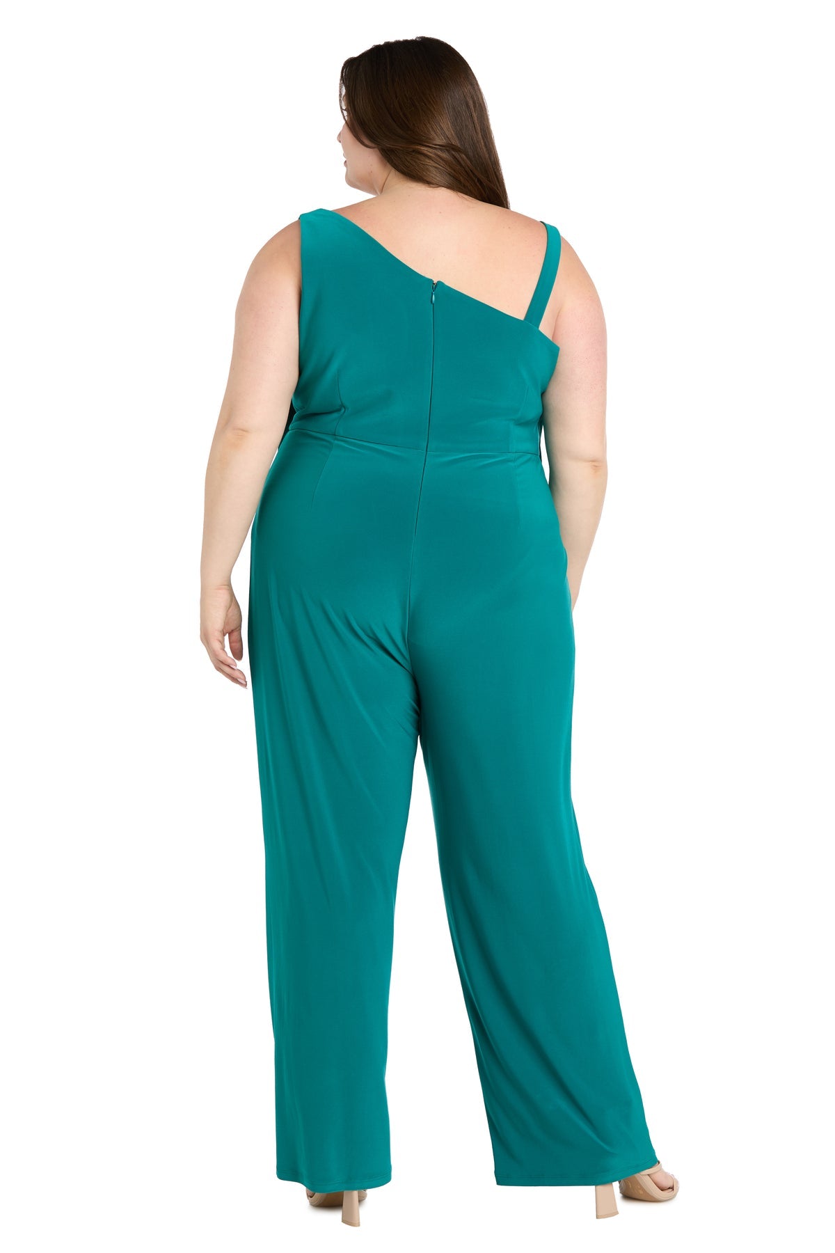 R&M Richards 3512W Plus Size Long Formal Jumpsuit
