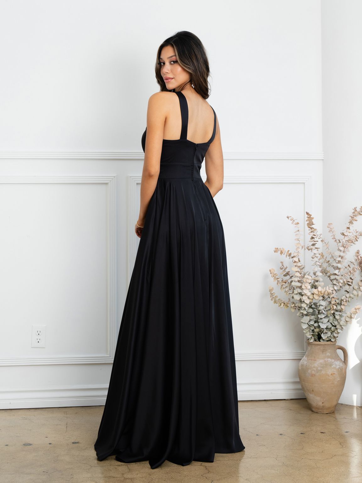 Eva Fashion 3512 Prom Long A Line Slit Formal Evening Dress