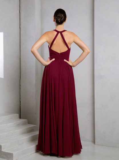 Eva Fashion 3513 A Line Formal Slit Prom Dress