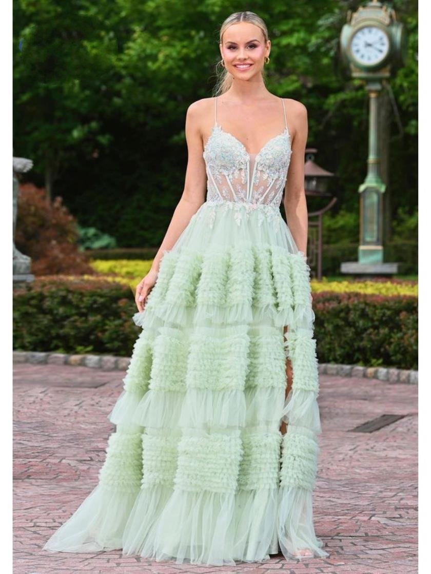 green emerald velvet dress Colors 3515 Formal Ruffle Ball Gown Long Prom Dress – The Dress Outlet