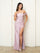 Formal Dresses Prom Long Fitted Formal Slit Dress Dusty Rose