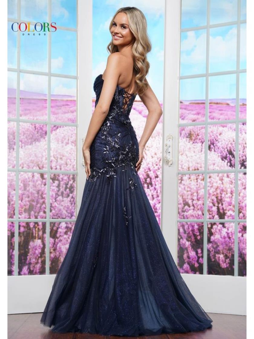 Colors 3529 Formal Mermaid Long Evening Prom Dress